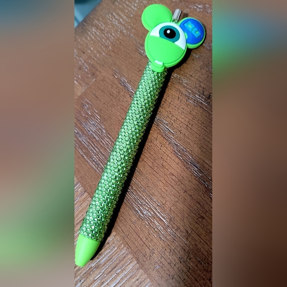 Disney Monsters Inc Monsters University Mike Rhinestone Pen - Picture 3 of 3